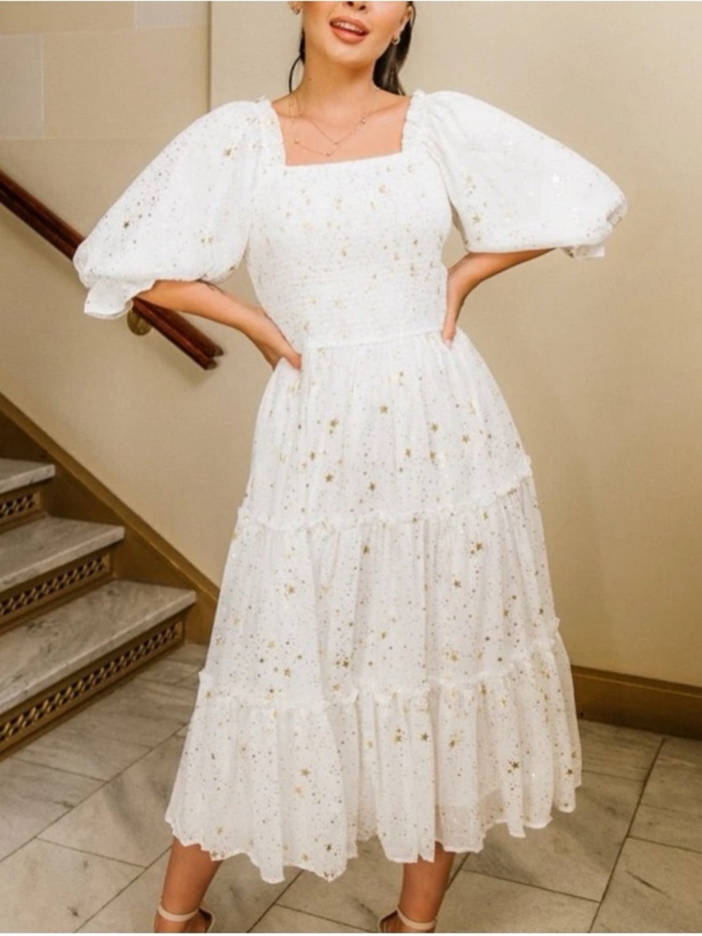 Ivy City Co. Midsummer Night Midi Dress